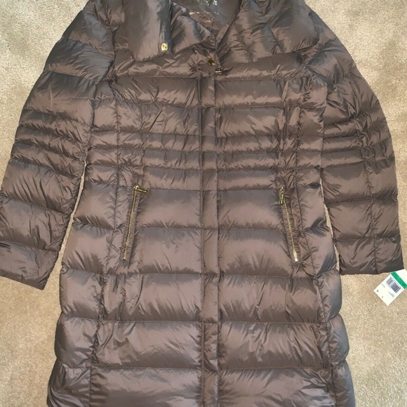 michael kors pillow collar puffer coat